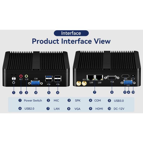 Intel Pentium J2900 And Celeron Industrial PC With Dual LAN Dual COM DDR3L 8GB RAM