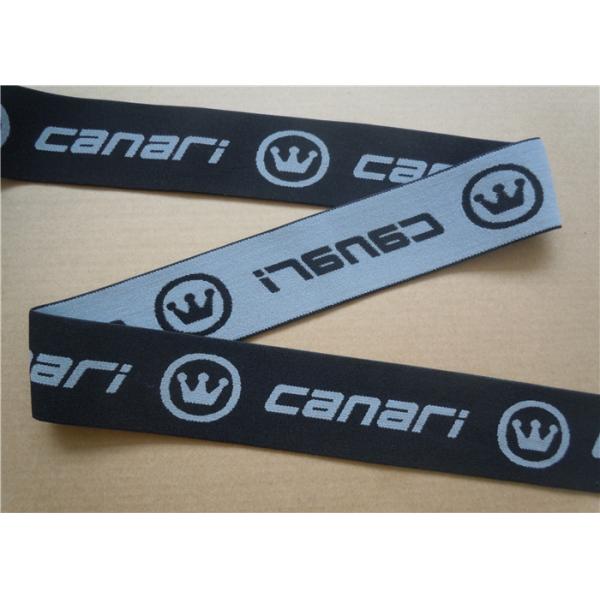 Waistband жаккарда полиэфира эластичный связывает 20mm покрашенный легковес тесьмой
