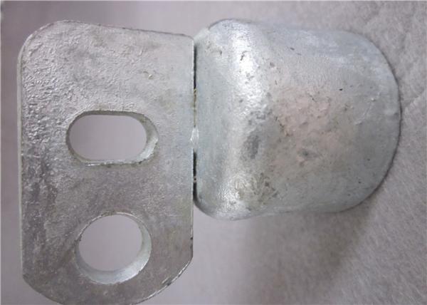 Horizontal Rails Attachment Chain Link Fence Fittings 2 3/8 Steel Rail Ends