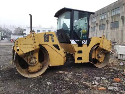 CB534D Tandem Double Drum Roller Compactor Caterpillar Used 12T