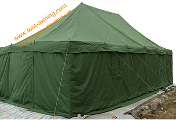 Galvanized Steel Pole-style Waterproof Canvas Military Marquee Tent