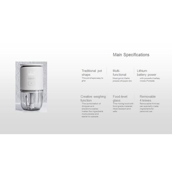 Home Use Portable Juicer 300ml For Baby Food Fruit Multifunction Kitchen Chopper