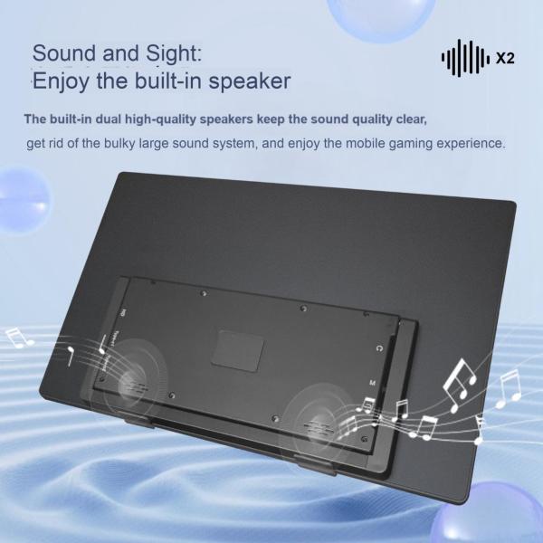 16 Inch 120hz Portable Touchscreen Monitor 2.5K HD 1920x1080 300 Brightness