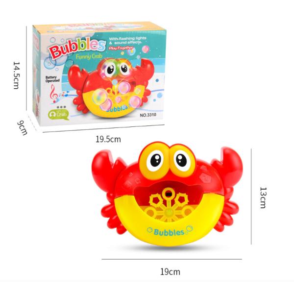 нетоксический пузырь краба ABS подвергает 19*13cm механической обработке для подарка рождества детей