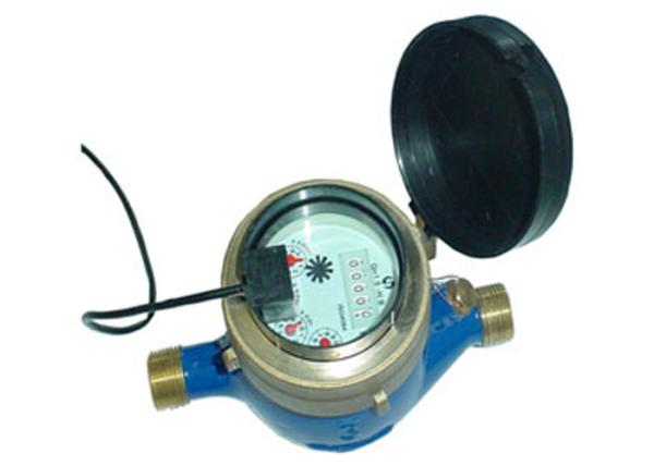 Medidor de água de Multijet do impulsor com o emissor do pulso para a leitura remota do bronze DN20 da água fria