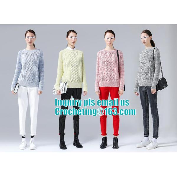 Women Winter Sweater Casual Twisted O-Neck Loose Long Sleeve Sweater Female Solid Cotton Sweaters