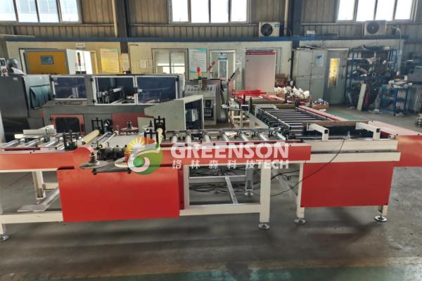 Ligne de production de carreaux de plafond en gypse de 60*60 cm Machine de fabrication de plafond en gypse en carton de rhinocéros