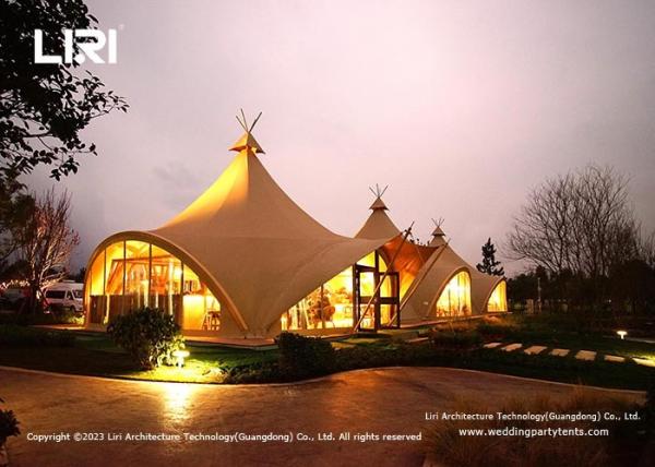 Large Indian Pergola Teepee Wedding Decoration Tents  Hot Spring Vacation