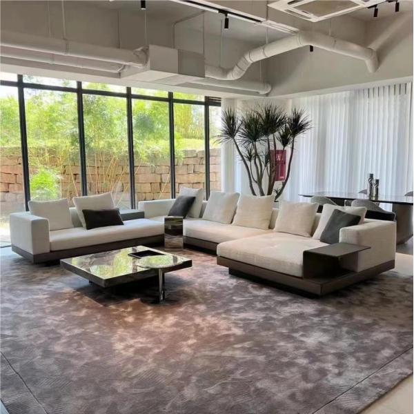 Modern Ashley Sectional Gray Leather Sofa Luxury Living Room Furniture Sofa Sets