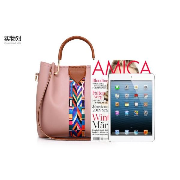 2022 Fashionable 4 Pcs Set of PU Leather Lady Shoulder Bag for Daily School Life