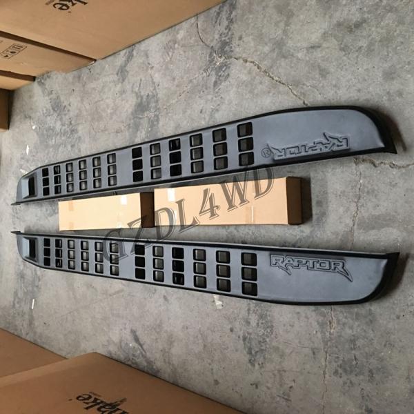 Etapa lateral preta de aço de porta de carro dos acessórios do OEM 4x4 Off Road para a guarda florestal T8 de Ford