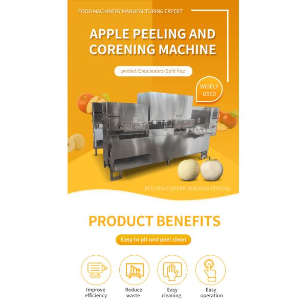 3000pcs/H Slicing Cutting Apple Peeler Restaurant Food Shop Hotels