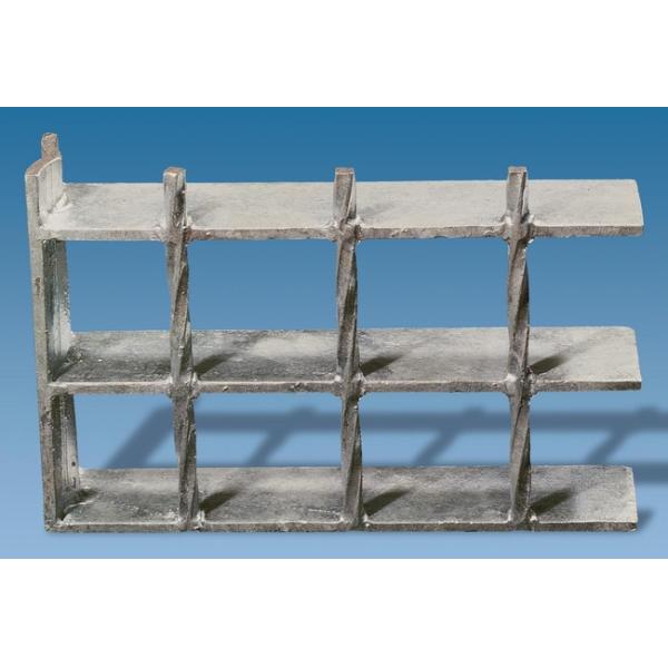 Серратед материал стали углерода К235А проступей лестницы металла анти- скида внешний