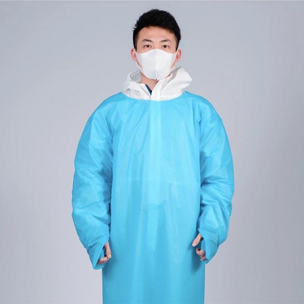 CE SMS Non Woven Material Sterile Disposable Surgical Gown To Isolate Germs