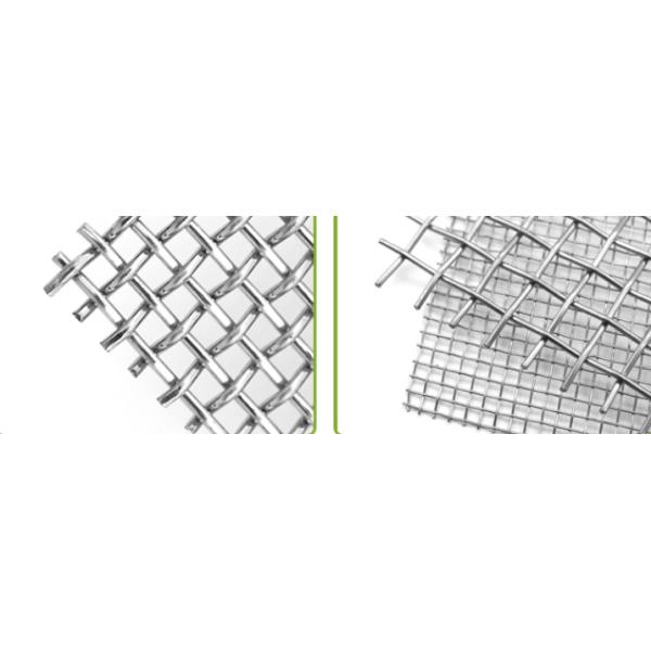 Сплетенный тип гофрировал длину экрана сетки 6meter металла 0.8mm декоративную