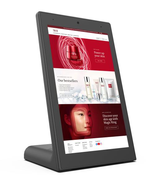 Signage vertical de bureau de Digital de noyau du quadruple RK3288 avec le système d'Android 10