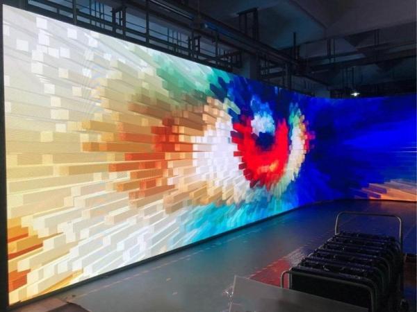 Outdoor IP54 full color 500x500mm die casting aluminum P5.95 SMD led video wall display screen for rent