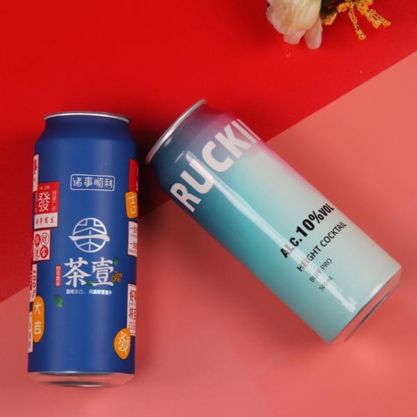 16.9oz Food Beverage Packaging Carbonated Drinks 500ml Aluminum Cans