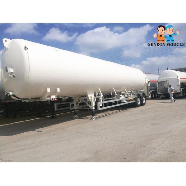 Liquid Normal Gas LNG Cryogenic Fuel Tank Semi Trailer three axles