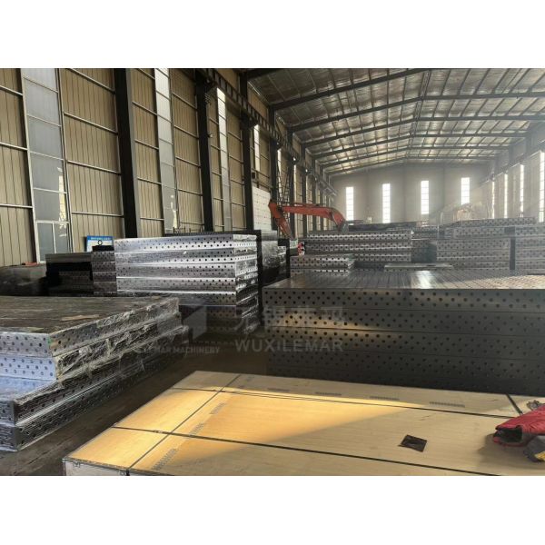 Flexible 16mm grid table for welding jig construction and custom fixtures