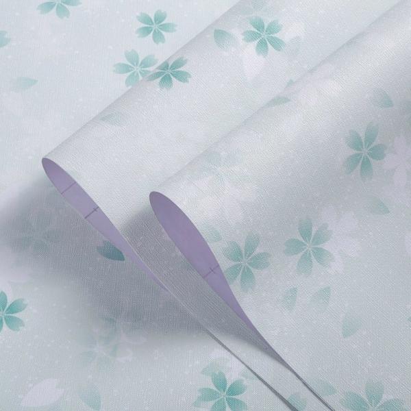 Modern Floral PVC Wallpaper for Living Room and Bedroom A4 Paper Size Sample Policy Provided