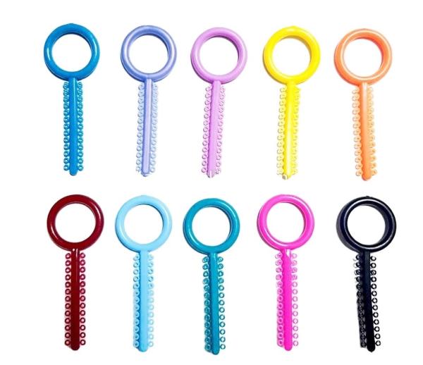 1040pcs/bag Dental orthodontic accessory odontologia Elastic Ligature Ties For Bracket Sale O rings ortodoncia Elastics