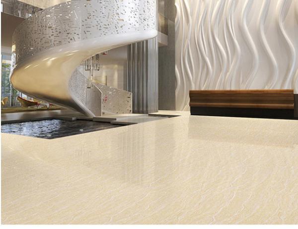 600x600mm Polished Porcelain Tiles White Grey AAA Grade