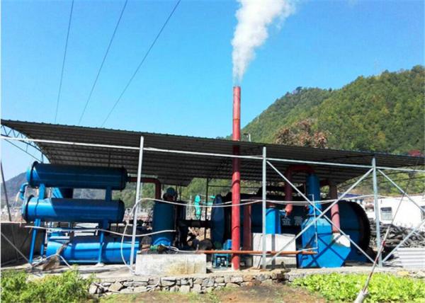 5ton 10ton 20ton 30ton Fully automatic continuous waste plastic tyre pyrolysis to oil plant