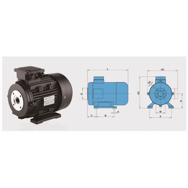 электрический двигатель полого вала вала 7.5Хп 1400Рпм 24мм