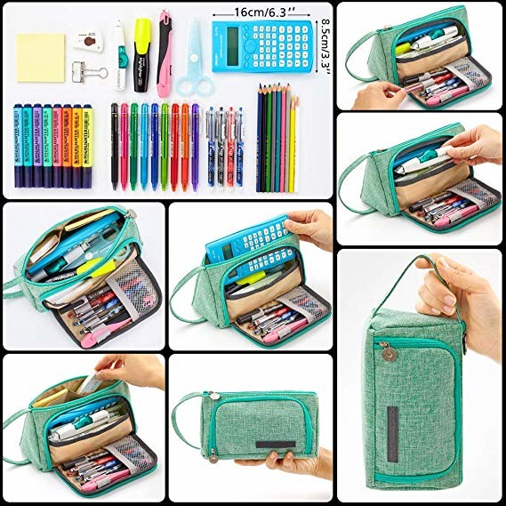 Middle High School Student Pencil Pouches / Personalised Teen Pencil Case