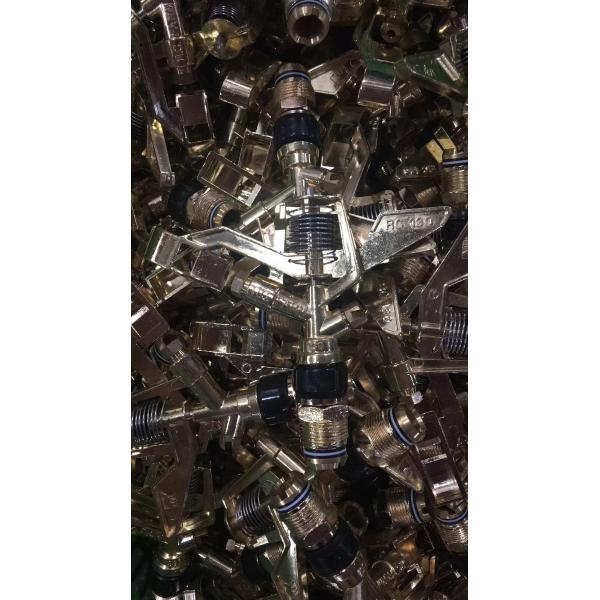 3/4 Inch 360 Gear Drive Impulse Water Sprinkler Zinc Alloy Material Painted Surface