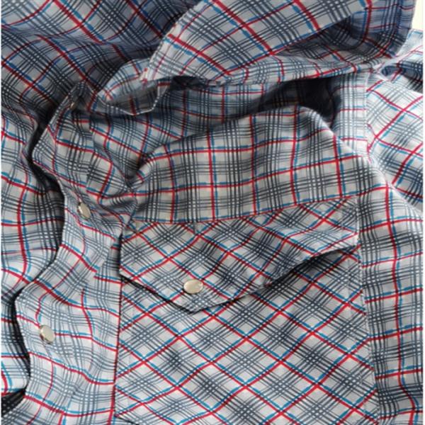 100 Cotton Fire Proof Fabric Printed Plaid EN11611 EN11612 58 In
