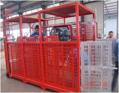 Gaiola superior aberta 2ton 22m/min Grua de elevação de material de construção em canteiro de obras