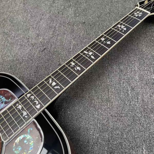Custom Acoustic Guitar 43 inches Gibson SJ200 Cocobolo Back side folk classic guitar