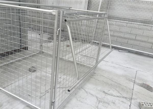Rubbish Cage 1500mm x 1800mm x 1800mm with lids and side and rear panels for sale Melbourne