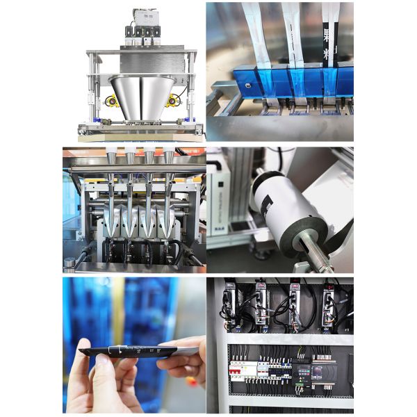 PLC Control Automatic Milk Powder Packing Machine 1200-2000 Bags/Min
