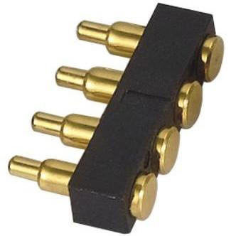2 PIN Pogo Pin Connector Fire Protection Rating UL94V - 0 Highly Reliable