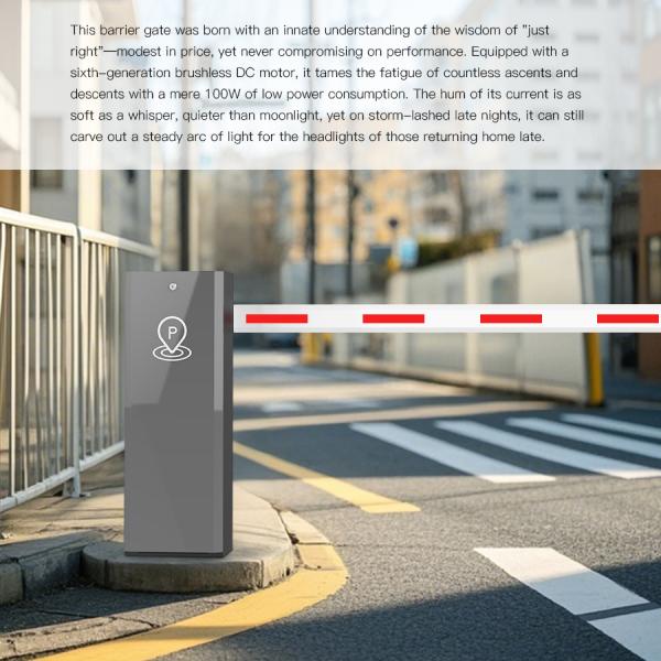 HCW  Barrier Gate Ac220v Security 3.5m Length Best Waterproof Pole Dc24v  Parking