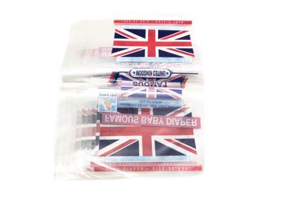 Simple Layer Clear Plastic 3 Side Seal Pouch For Baby Diaper ROSH QS SGS