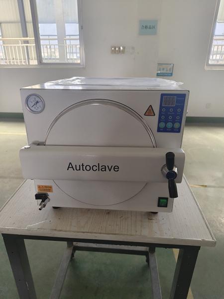 24L Table Top Autoclave Sterilizer Handle door N Type Autoclave Non Vacuum