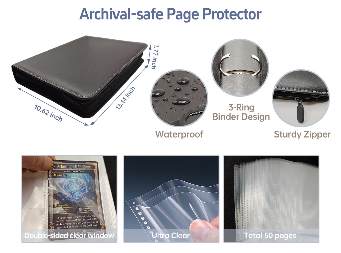 Custom 900 Pocket Card Binder Manufacturer for Trading Card Games Collectibles