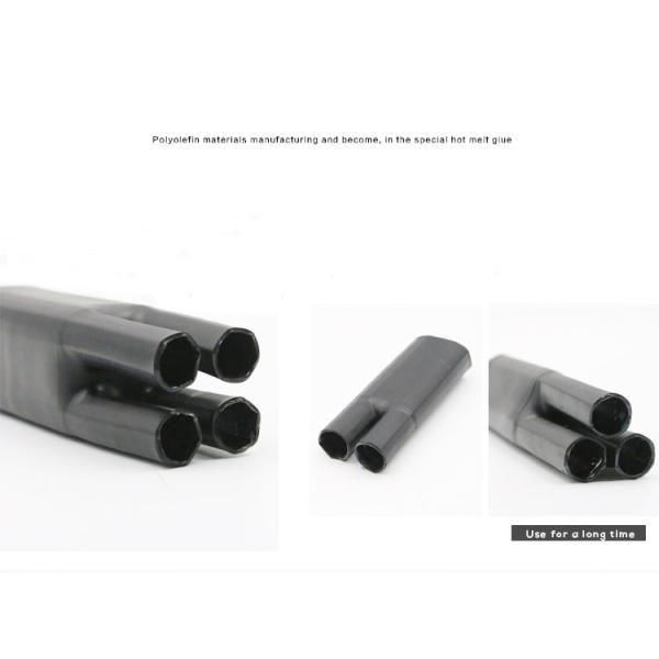 Black 1000mm Cable Thermal Shrinkable Terminal Head