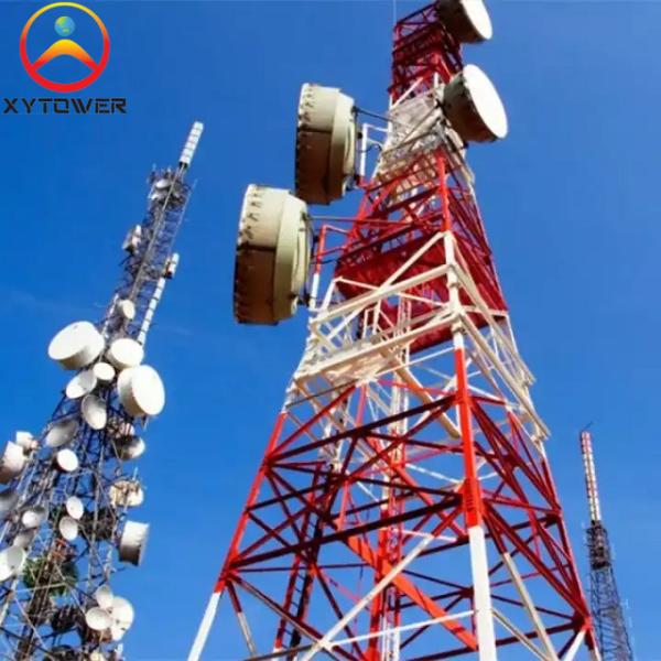 Factory Supply Customized 30m Steel Lattice Self Supporting 5G Internet WIFI Antenna Tower