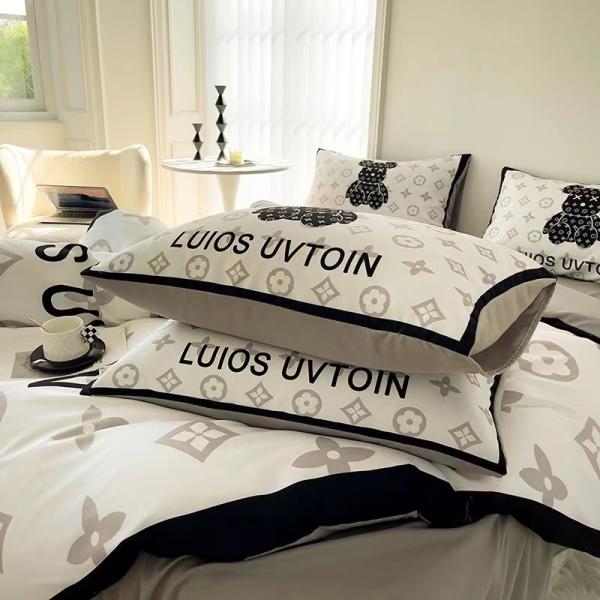 Hogar Hotel Hospital Escuela Impreso Diseñador Oso Blanco 100% IV Polyester Set de ropa de cama