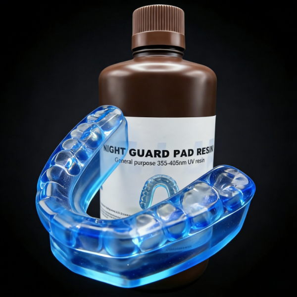 Notch impact strength 45.5 to 48.5Mpa Night Guard Resin water absorption rate 0.40 to 0.65 percent includes 1 Soft Splint Rein optimized for dental