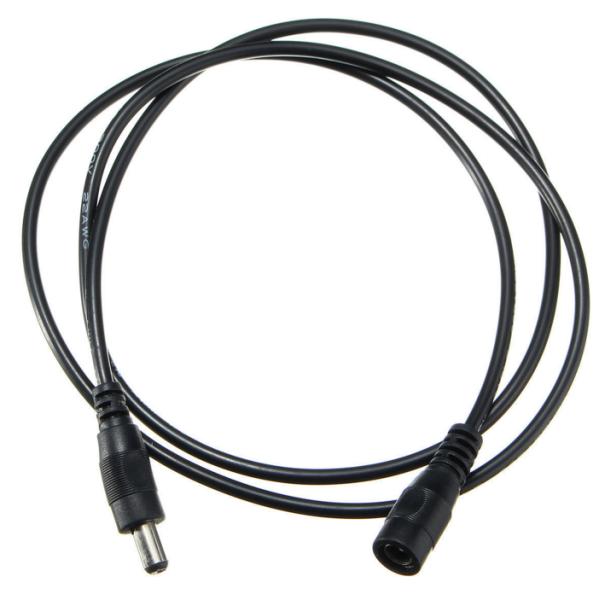 5.5*21dc Jack CCTV DC Cable for C-Power Supply in Black 2m 3m 5m 10m Length
