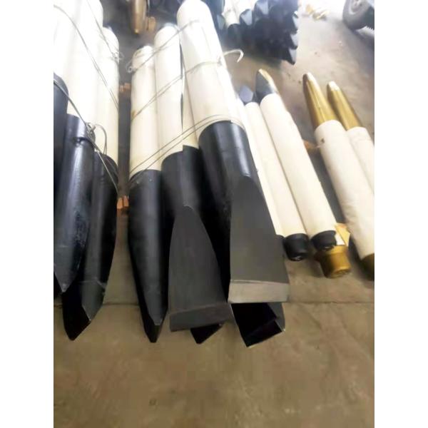 Cross Cut Excavator Hydraulic Breaker Chisels 175mm 55 Hardness Rods