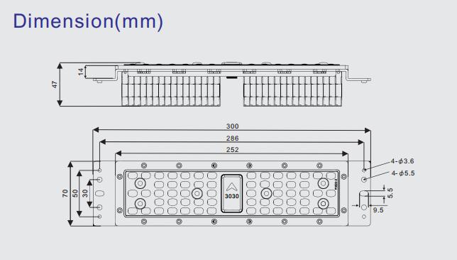 180lm/света 30W освещения СИД w Highbay - модуль теплоотвода СИД 60W для тоннеля улицы