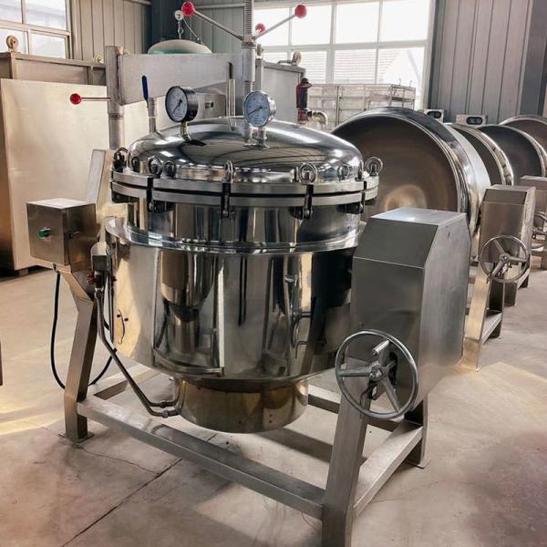 615KG Industrial High Pressure Cooker Pot/Jacketed Kettle for 220V/230V/380V/415V/440V