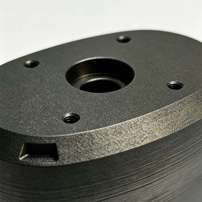 Custom CNC-Machined Grey Cast Iron HT200 Oval Enclosure Housing with Vibration-Dampening Performance and ±0.03-0.05mm Tolerance